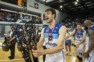 Arnaud Cotture, champion de Suisse avec Olympic